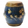 dřevěný buben s tradičním asijským motivem