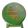 Zelená stolička s patinou